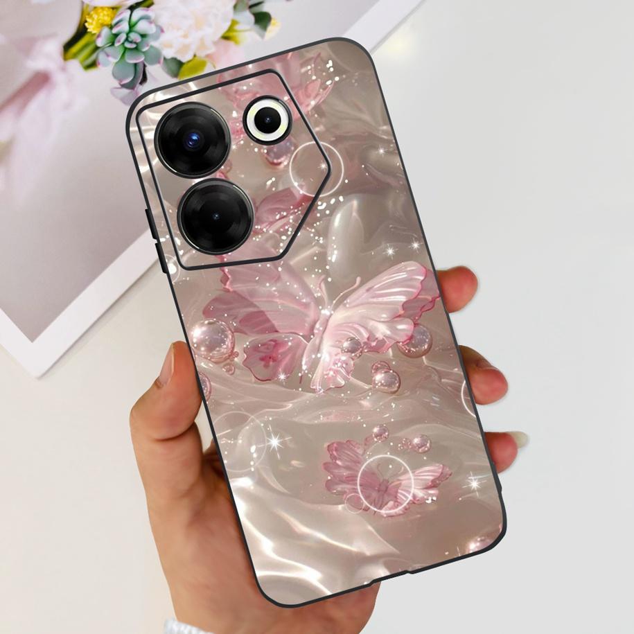 For Tecno Camon 20 Pro 5G Case Marble Cover For Tecno Camon 20 Bumper Soft Silicone Phone Cases For Camon20 Pro CK8n CK7n Fundas