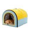 Cozy Cat & Dog Tent Bed - Washable, Detachable, All-Season Enclosed Shelter with Security.