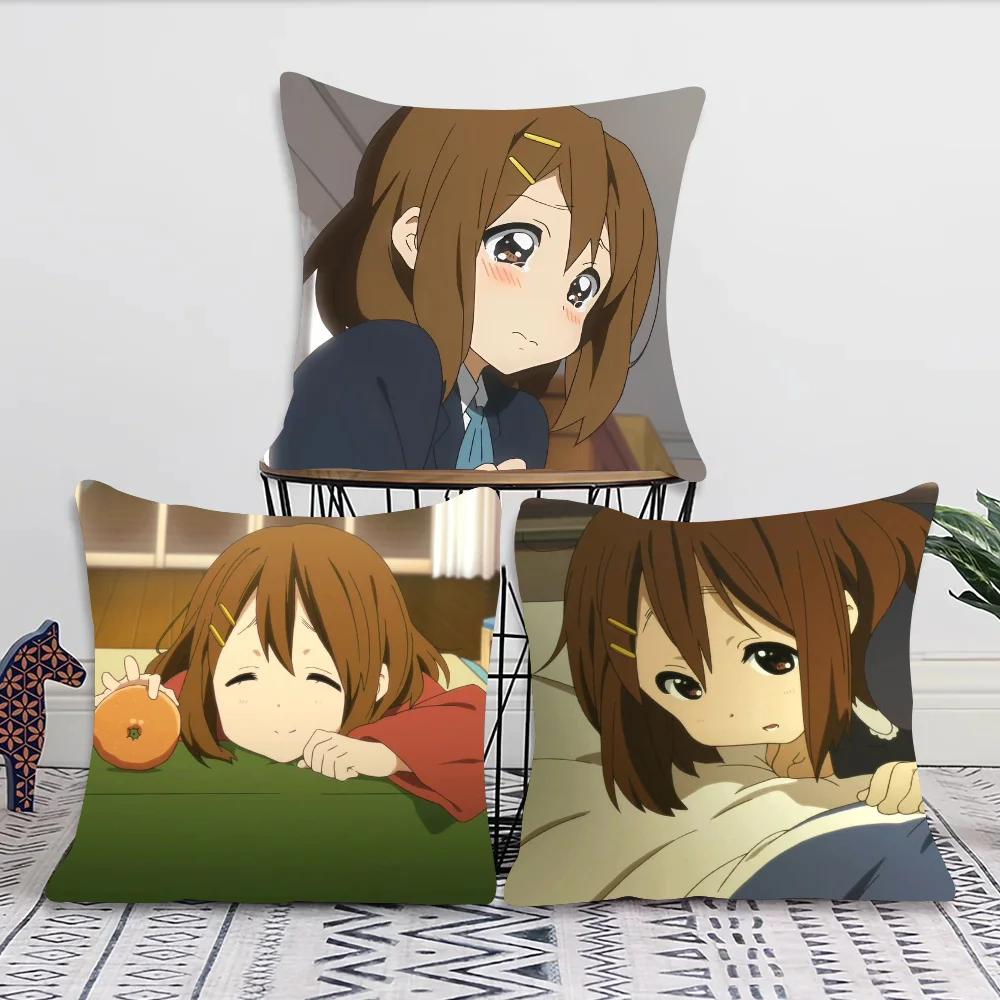 1pc K-ON Pillow Case Square Bedroom Sofa Leisure Comfort Cushion Car Living Room Home Decoration