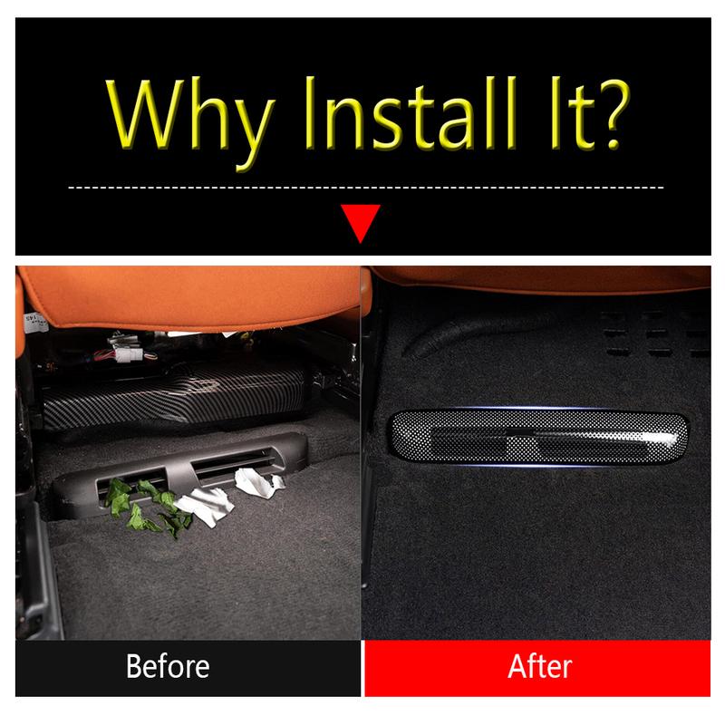 For Li Lixiang L6 2024 2025 Car Seat Under Floor Air Vent AC Conditoner Outlet Protector Grill Dust Cover Accessories Interior