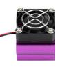 Heat Sink With Cooling Fan for 110 Scale Electric RC Car 540  550  3650 Motor (Purple)