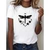 Dragonfly T-Shirt for Women - Perfect Gift for Summer Family Outings and Corporate Events | Festive Design | Comfortable and Stylish Tee