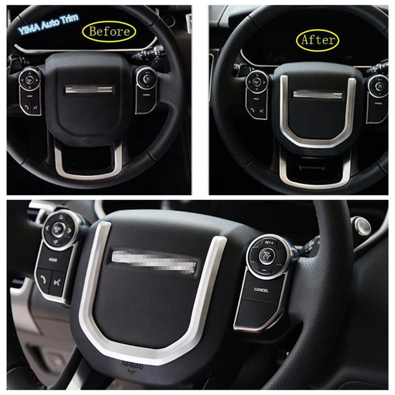 Matte Car U Styling EleSteering Wheel Accessories Panel Accessories Cover Trim For Range Rover Evoque L551