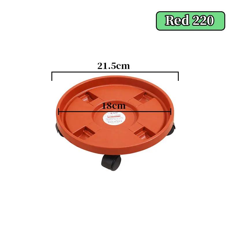 Plant Mover with Wheels Plant Support Roller Universal Flower Base Pot Movable Tray Rack Indoor Outdoor Balcony Stand