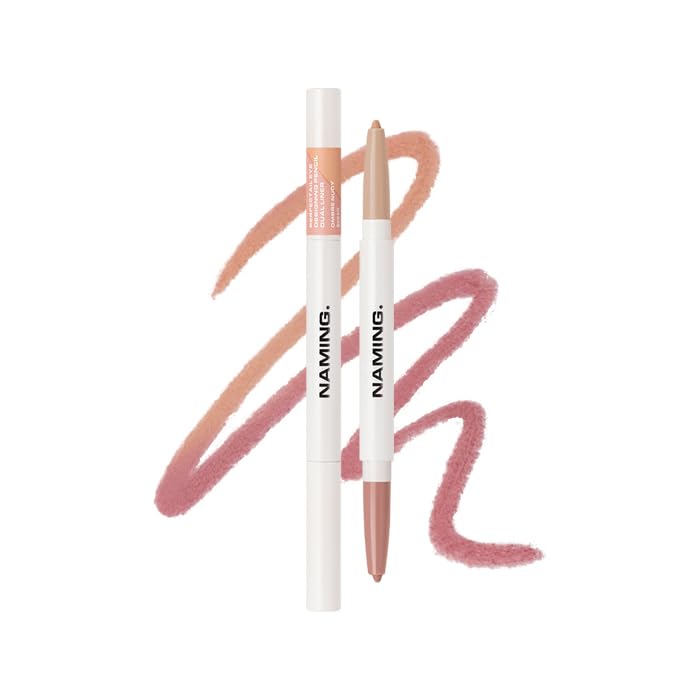 

[Official] NAMING Perfect Tail Eye Designing Pencil Dual Liner (03OMBRE NUDI) Eyeliner, Long-lasting, Wavy Design, Korean Cosmetics