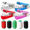 1PC Home Handheld Sewing Machine with Sewing Thread Mini Stitch Needlework Machine Protable Outdoor Clothes Fabrics Sew Tool TMZ