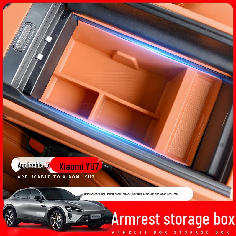 Xiaomi YU7 Car Armrest Console Storage Box - Interior Modification Accessory