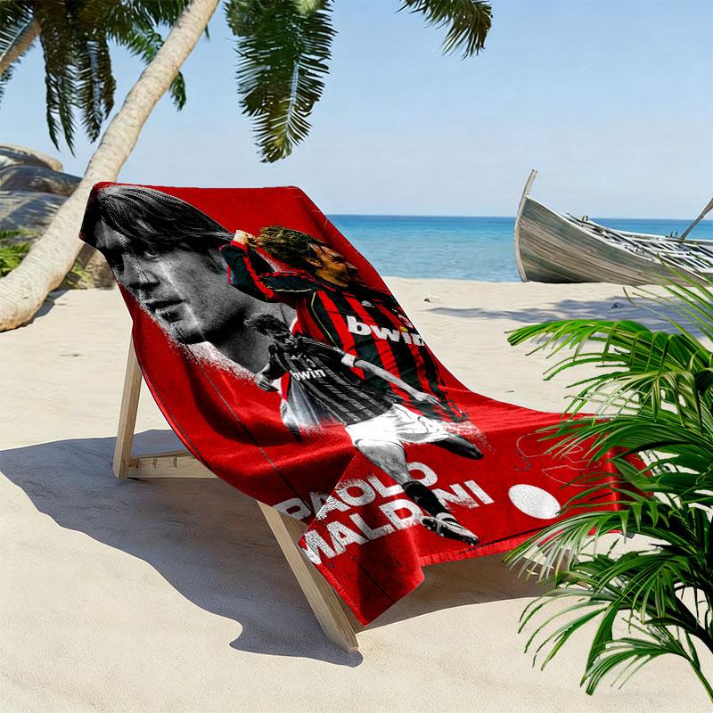Milan Print Beach Towel, Large Soft Quick Dry Towel for Beach Camping Swimming