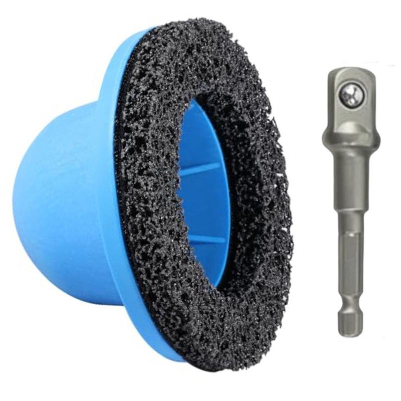 Wheel Hub Grinder Machine Disc With 1/2inch Extension Rod For Replacing Wheel Rims Cleaning Wheel Hubs Car Maintenance Tool