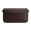Coach Mila 21 Chain Strap Coated Canvas And Calfskin Crossbody Shoulder Bag Small Women Bags Maple CAO03-B4MPL