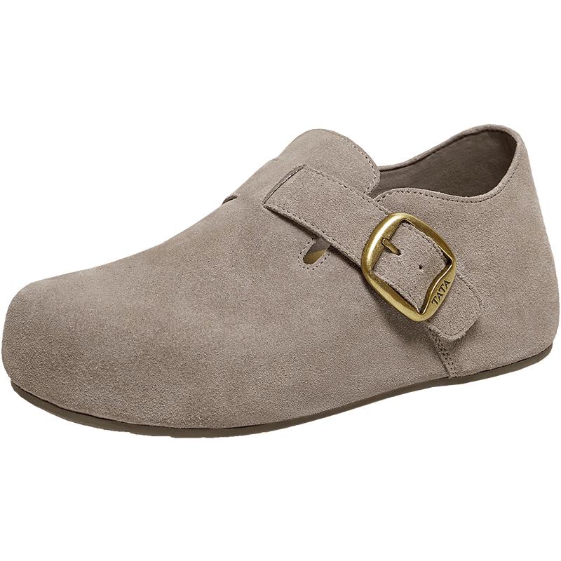 TATA Women s Slip-On Platform Loafers 38
