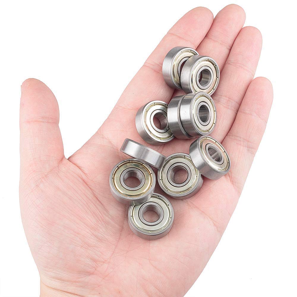 608ZZ Miniature Bearings Ball Bearings Inner Diameter 0.3 x Outer Diameter 0.9 x Width