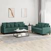 VidaXL Sofa Set with 2 Pcs Cushions, Sofas with Armrests and Backrest, Furniture Set, Living Room Furniture, 3201722