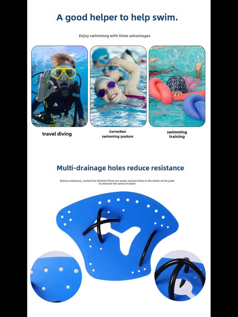 Swimming Training Paddle for Adults & Kids