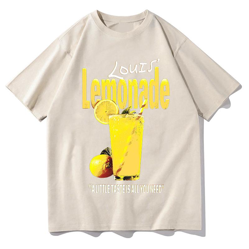 Louis Tomlinson Lemonade 2025 T Shirts Unisex Unisex Harajuku High Quality Fashion Tshirts Retro Oversized 100 Cotton Tshirt Tops