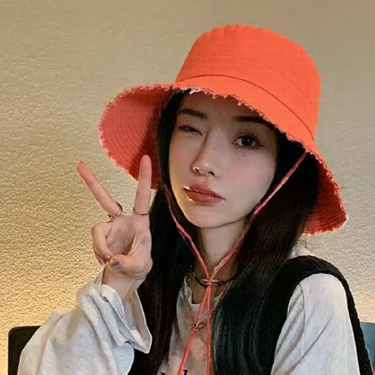Large Brims Fisherman Hat Sun Protection Floppy Bucket Hat For Outdoor Activity Summer Beach Essential Women Headpiece