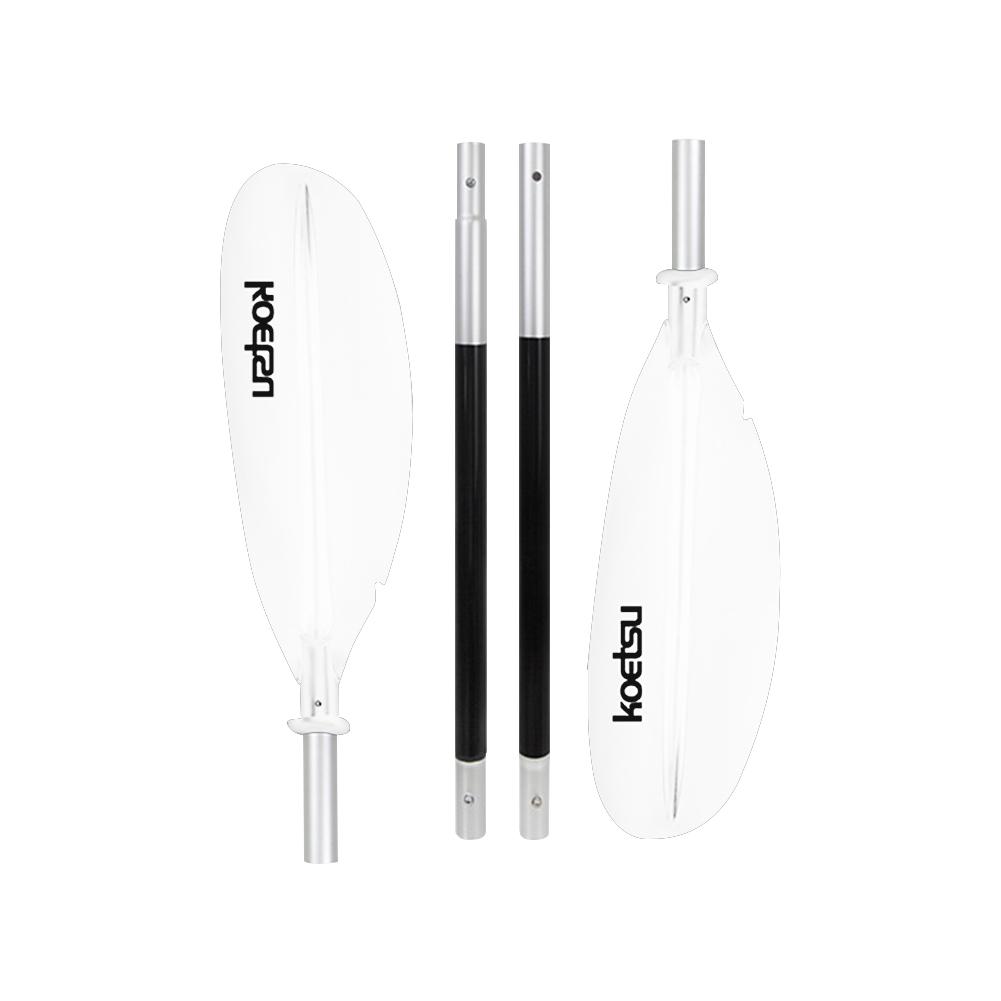 4-Piece Two Way Paddle Adjustable Double-Head Surfpaddle Aluminium Alloy Stand Up Paddleboard Paddles for Canoe Kayaking
