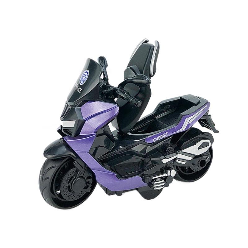 Çocuklar Ataletli Motosiklet Oyuncakları Erkekler Pedallı Vintage Geri Çekmeli Mini Motosiklet Modeli Sürtünme Güçlü Simülasyon Araba Oyuncakları Çocuklar İçin