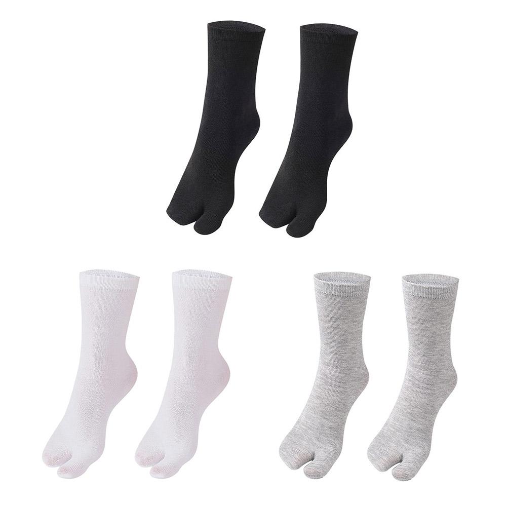 1-10Pair Japanese Style Two Finger Socks Unisex Clog Socks Polyester Toe Separation Socks Kimono Flip Flop Sandal Split Toe Sock