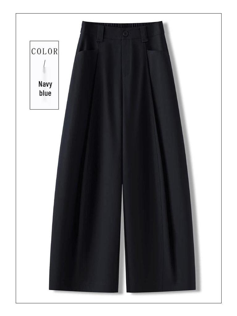 Stylish High-Waisted Wide-Leg Pants 2026: Women's Slimming Casual Spring/Autumn Pants