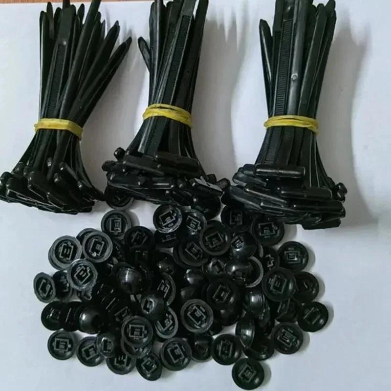 Evrensel Naylon Kablo Bağı Tokası Oto Bağlantı Elemanı Vida Yedek Klips Araba Çamurluğu Bagaj Motor Koruması Paneli Kablo Yönetimi Güvenli