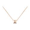 Hermes Cage DH Classic Logo Pendant Necklace Women Necklace H143991FO03
