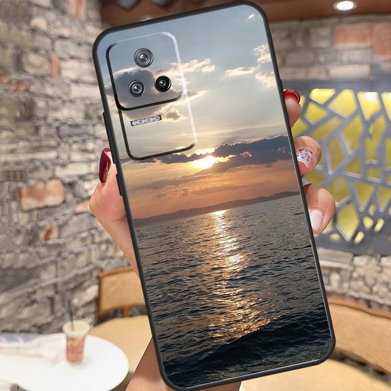 Summer Beach Sunset On Sea Case For Xiaomi 14T Pro 13T 11T 12T 13 14 15 Ultra POCO X6 X7 Pro X3 X5 M6 F5 F6 Pro Cover