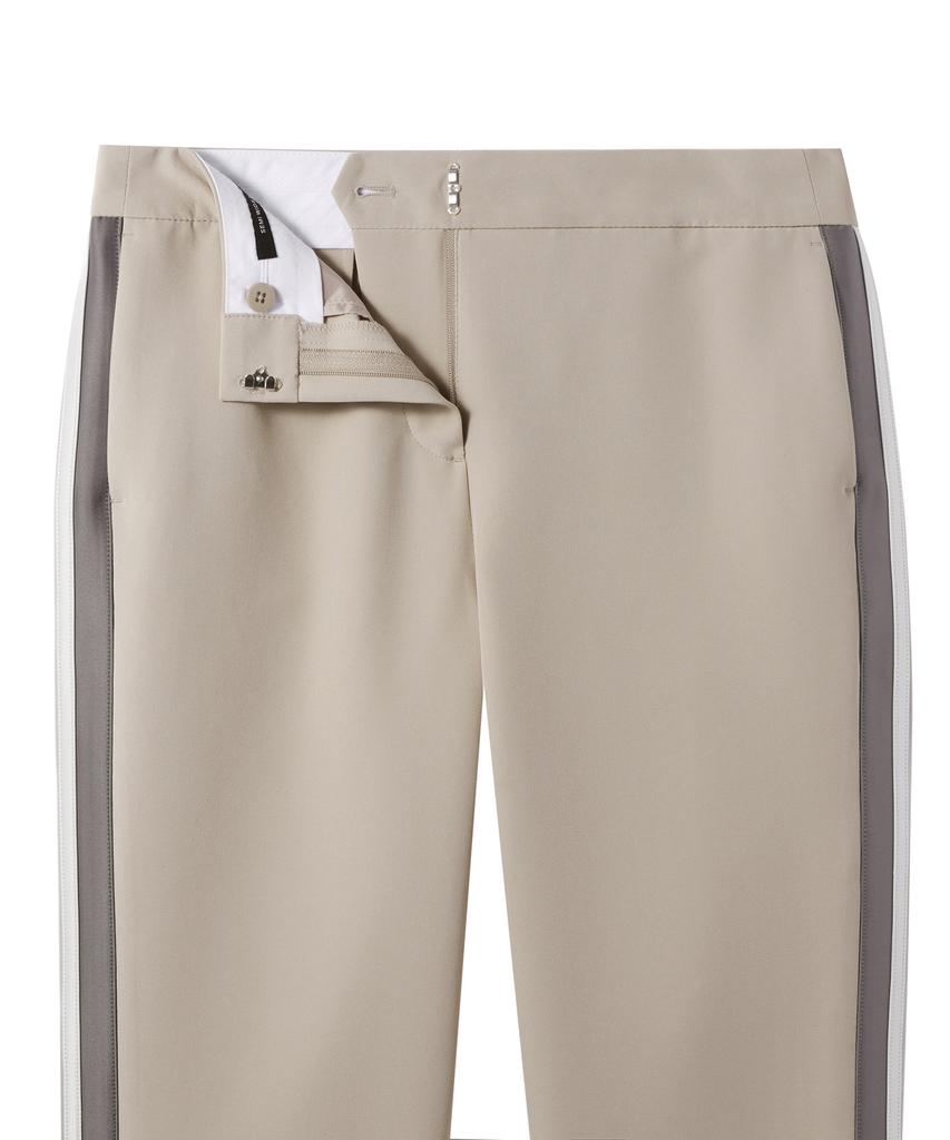 MUSINSA STANDARD WOMAN Women'S Fluid Side Line Semi-Wide Slacks [Beige]
