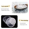 Disposable Food Grade Plastic Takeaway Containers with Lids