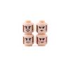 56pcs/Lot DIY Figures Head Building Blocks Accessories Laugh Cry Charming Angry Facial Expression Mini Bricks Toys Model Kids Gifts