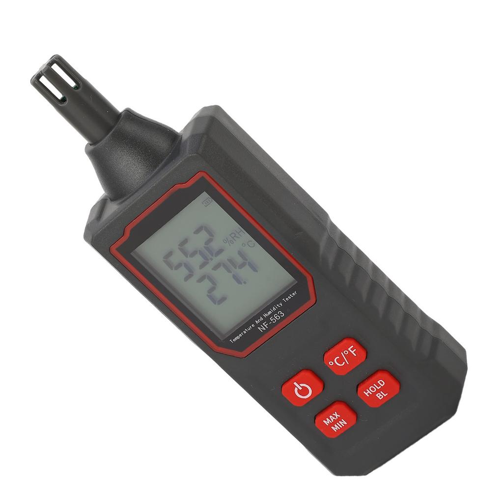 Temperature and Humidity Detector LCD Digital Display Hygrometer High Accuracy Probe Hygrothermograph
