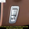 Elektrische Parkbremse Handbremse EPB Knopf Abdeckung Zierleiste Innenraum Für Benz C-KLASSE W205 C200 C260 GLC X253 E-KLASSE W213 E300