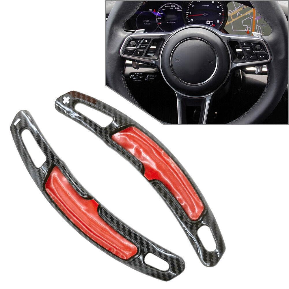 Steering Wheel Shift Shifter Paddle For Porsche Panamera Macan Cayenne Carrera
