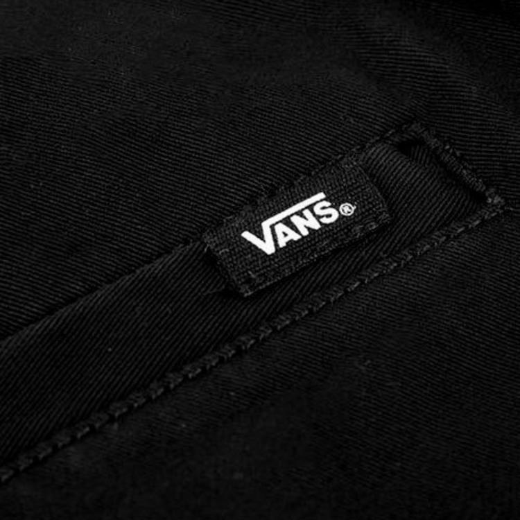 Vans Woven Cuffed Sports Casual Pants Women bottoms Black VN0A47YLBLK