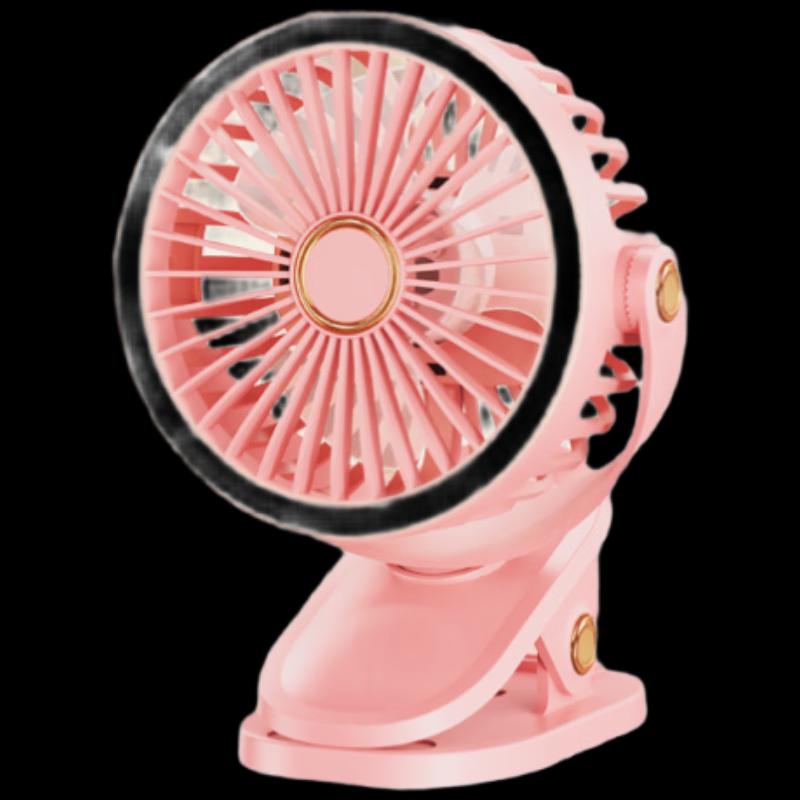 Mini USB Rechargeable Clip-on Desk Fan