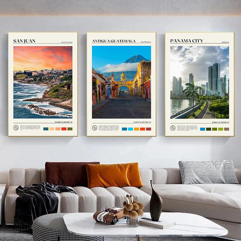 Modern Classic Oceania Tropical Coastal Tourist City Posters Prints Canvas Painting Wall Art Picture Living Room Home Decor