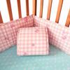 Baby Crib Bumper Pad Soft Safety Rail Guard Toddler Bed Anti-Collision Padding Set 4pcs