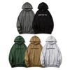 Unisex Loose Fit Carhartt Classic Embroidered Terry Cloth Hoodie