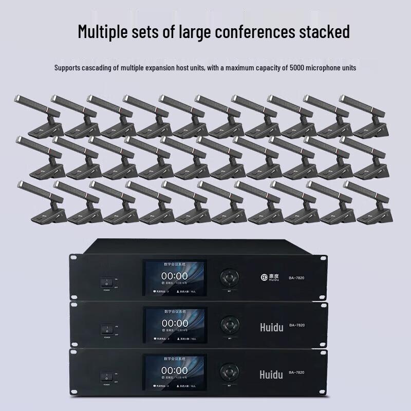 HuiDu BA-7820 Series Smart Wired Conference Microphone System (CN Version)
