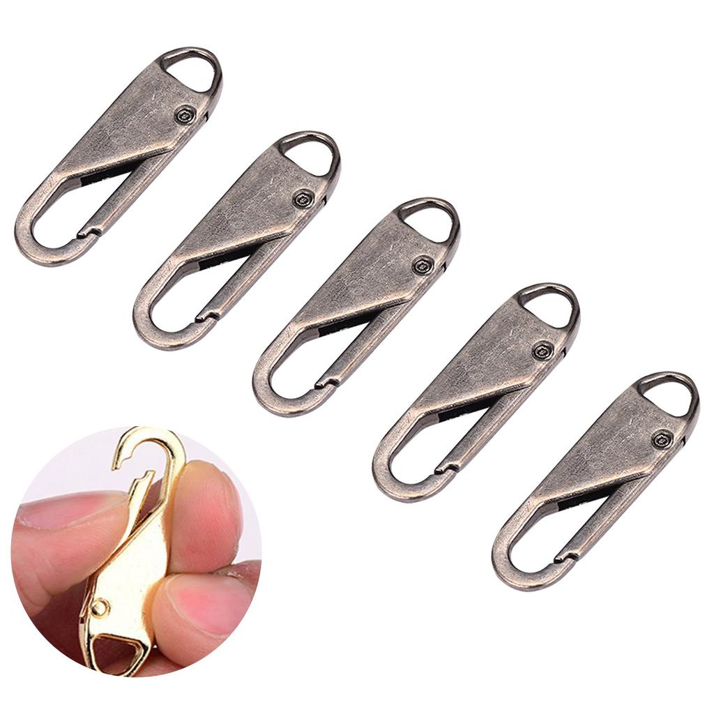 Detachable Zipper Puller Universal Zipper Replacement  Kit Four Colors