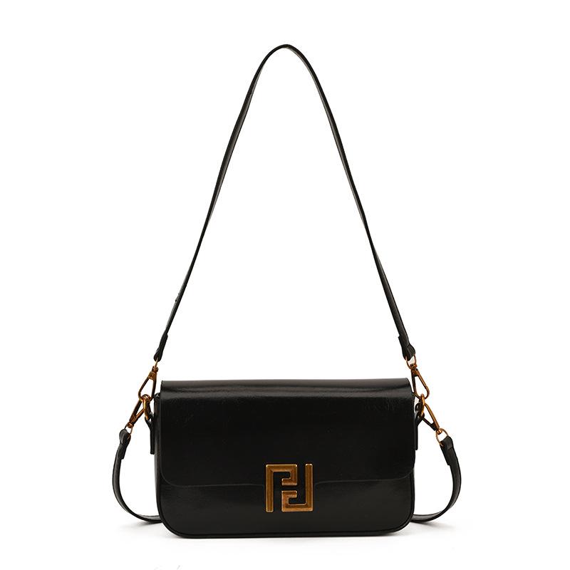 2025 Trendy Retro Chic Autumn/Winter Versatile Underarm Square Bag - High-End Commuter Shoulder/Crossbody