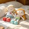 32Cm Cartoon Cute Freckle Girl Plush Doll Beautiful Princess Mermaid Plush Toy Home Decoration Soothing Gift For Children