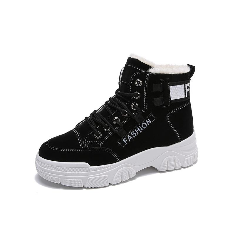 Women Bottes 2022 Fashion Snow Boots Women Comfort Winter Women Boots Warm Plush Ankle Boots Platform Botas Botines Mujer