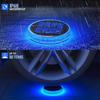 Hot Outdoor IP68 Solar Powered Blue Deck Lights 4 Pack Ground Pathway Driveway Garden Lamp Led Step Lights Landscape LiFePO4