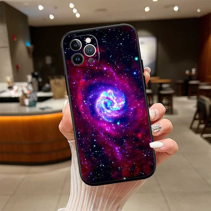 UP43 Purple Space Star New High-End Shell Phone Case for Redmi Note 13 14 Pro+ Plus A3 A3X 13X 13C 13R 14S 14C 14R