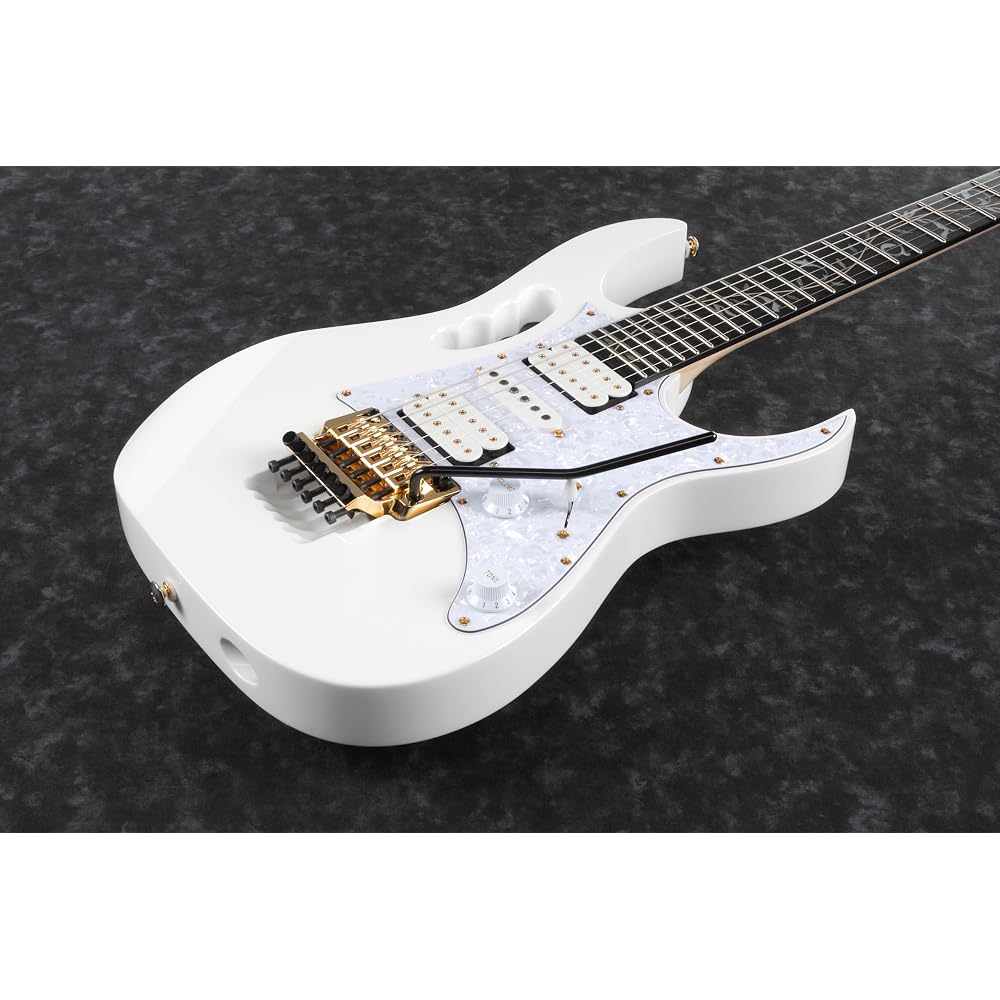 IBANEZ Steve Vai Signature Model Electric Guitar, White JEM7VP-WH