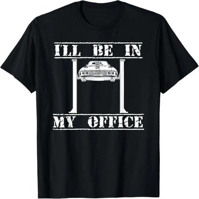 I'll Be In My Office Garage Muscle Car Lover Mechanics Gift T-Shirt