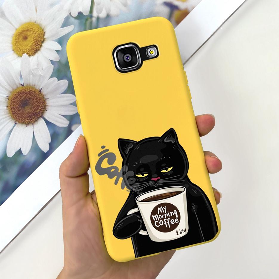 For Samsung Galaxy A5 2016 Case SM-A510F Cute Cartoon Cover Soft Silicone Phone Case For Samsung A5 2017 A520F Back Cover Bumper