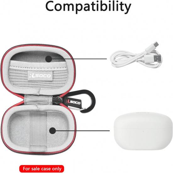 RLSOCO Hardt Etui for Sony WF-1000XM5 De Beste Ekte Trådløse Støyreduserende Ørepropper (Svart)