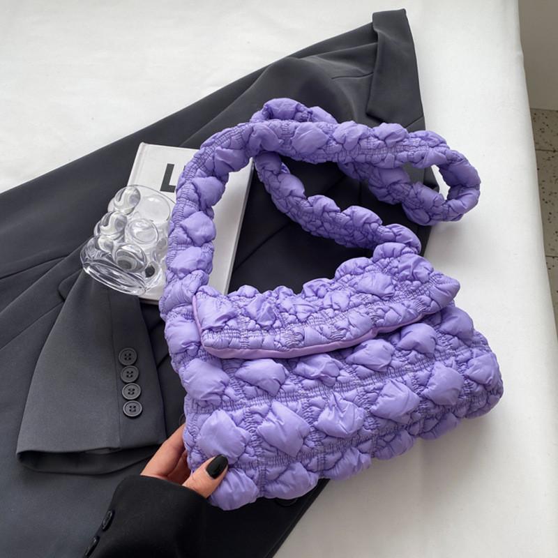 

Fashionable Medium Soft Canvas Crossbody Bag With Magnetic Closure And Phone Pocket For Daily Style Purple